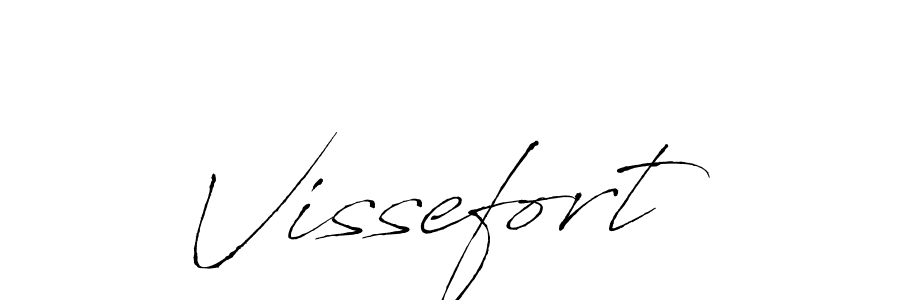 Design your own signature with our free online signature maker. With this signature software, you can create a handwritten (Antro_Vectra) signature for name Vissefort. Vissefort signature style 6 images and pictures png