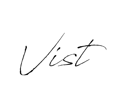 You should practise on your own different ways (Antro_Vectra) to write your name (Vist) in signature. don't let someone else do it for you. Vist signature style 6 images and pictures png