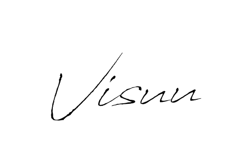 How to make Visuu name signature. Use Antro_Vectra style for creating short signs online. This is the latest handwritten sign. Visuu signature style 6 images and pictures png
