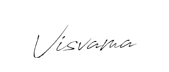 How to make Visvama name signature. Use Antro_Vectra style for creating short signs online. This is the latest handwritten sign. Visvama signature style 6 images and pictures png