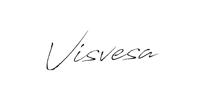 How to make Visvesa name signature. Use Antro_Vectra style for creating short signs online. This is the latest handwritten sign. Visvesa signature style 6 images and pictures png