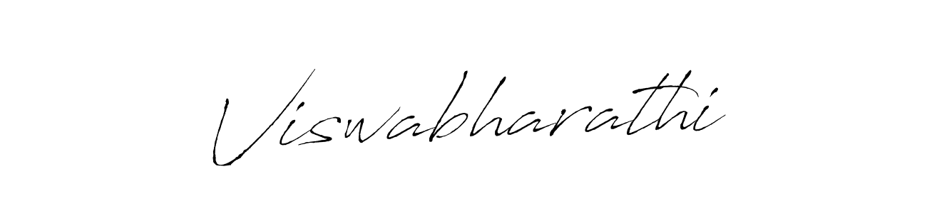 Viswabharathi stylish signature style. Best Handwritten Sign (Antro_Vectra) for my name. Handwritten Signature Collection Ideas for my name Viswabharathi. Viswabharathi signature style 6 images and pictures png