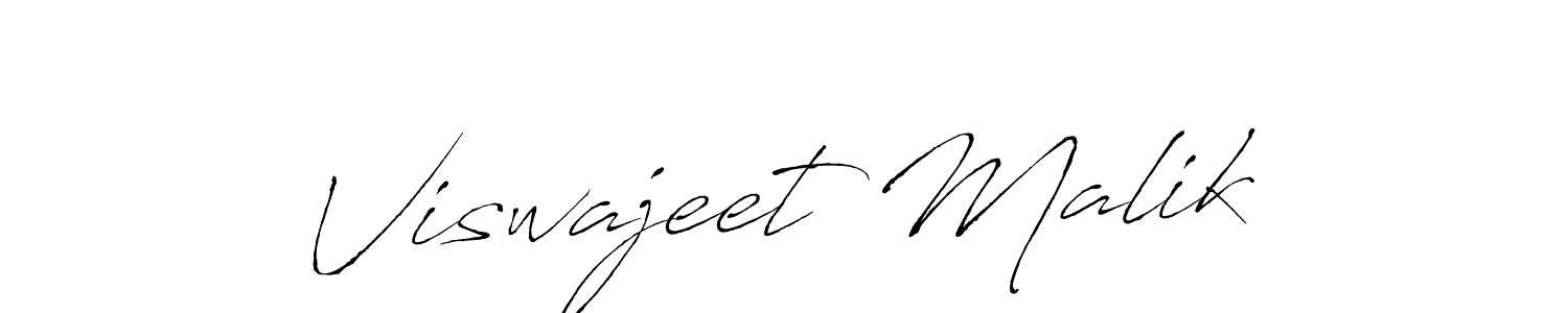 How to make Viswajeet Malik name signature. Use Antro_Vectra style for creating short signs online. This is the latest handwritten sign. Viswajeet Malik signature style 6 images and pictures png