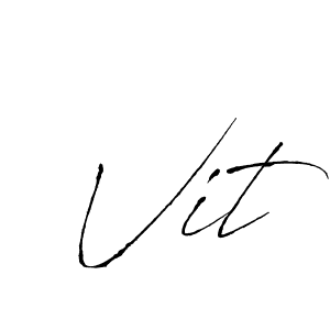 Also we have Vit name is the best signature style. Create professional handwritten signature collection using Antro_Vectra autograph style. Vit signature style 6 images and pictures png