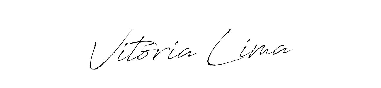 The best way (Antro_Vectra) to make a short signature is to pick only two or three words in your name. The name Vitória Lima include a total of six letters. For converting this name. Vitória Lima signature style 6 images and pictures png