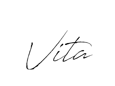 Make a beautiful signature design for name Vita. Use this online signature maker to create a handwritten signature for free. Vita signature style 6 images and pictures png