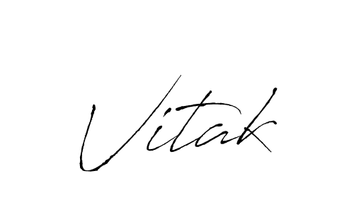 How to make Vitak name signature. Use Antro_Vectra style for creating short signs online. This is the latest handwritten sign. Vitak signature style 6 images and pictures png