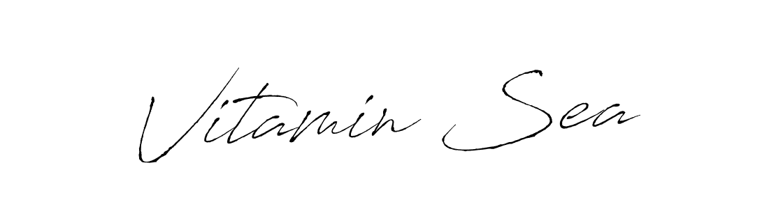 How to make Vitamin Sea signature? Antro_Vectra is a professional autograph style. Create handwritten signature for Vitamin Sea name. Vitamin Sea signature style 6 images and pictures png