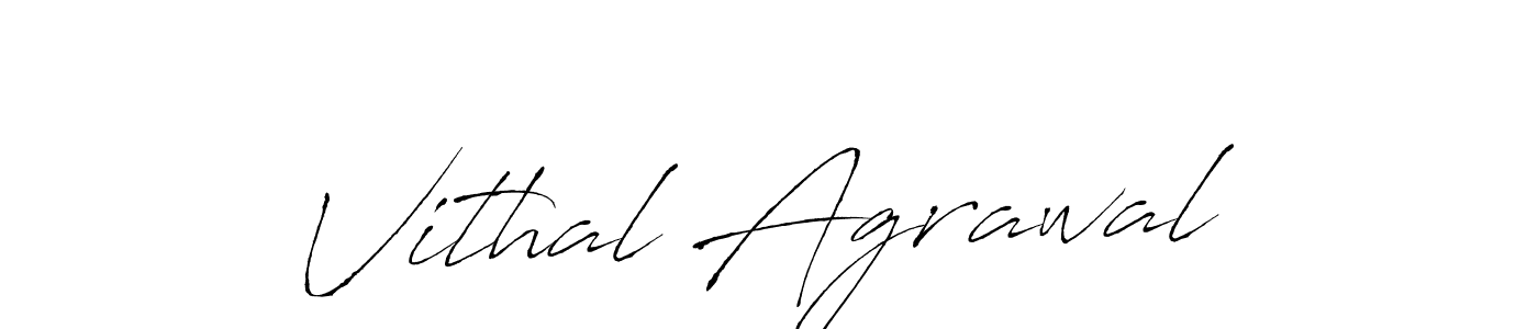 It looks lik you need a new signature style for name Vithal Agrawal. Design unique handwritten (Antro_Vectra) signature with our free signature maker in just a few clicks. Vithal Agrawal signature style 6 images and pictures png