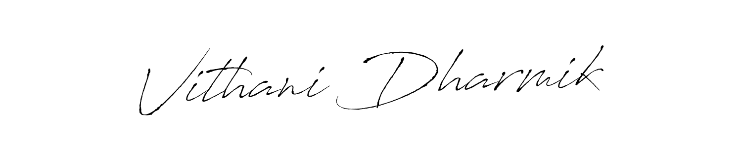 Similarly Antro_Vectra is the best handwritten signature design. Signature creator online .You can use it as an online autograph creator for name Vithani Dharmik. Vithani Dharmik signature style 6 images and pictures png