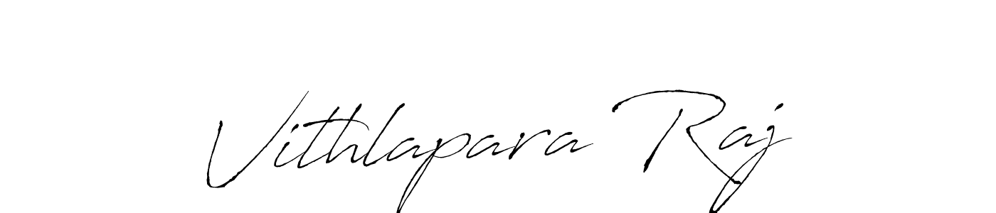 You should practise on your own different ways (Antro_Vectra) to write your name (Vithlapara Raj) in signature. don't let someone else do it for you. Vithlapara Raj signature style 6 images and pictures png