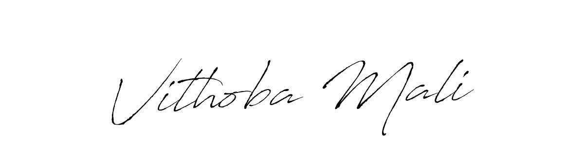 It looks lik you need a new signature style for name Vithoba Mali. Design unique handwritten (Antro_Vectra) signature with our free signature maker in just a few clicks. Vithoba Mali signature style 6 images and pictures png