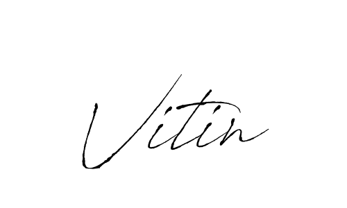 Make a beautiful signature design for name Vitin. Use this online signature maker to create a handwritten signature for free. Vitin signature style 6 images and pictures png