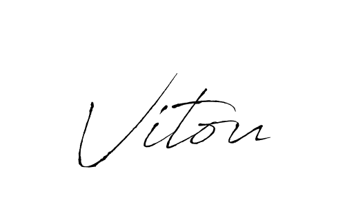 if you are searching for the best signature style for your name Vitou. so please give up your signature search. here we have designed multiple signature styles  using Antro_Vectra. Vitou signature style 6 images and pictures png