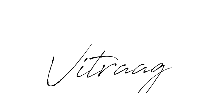 Create a beautiful signature design for name Vitraag. With this signature (Antro_Vectra) fonts, you can make a handwritten signature for free. Vitraag signature style 6 images and pictures png
