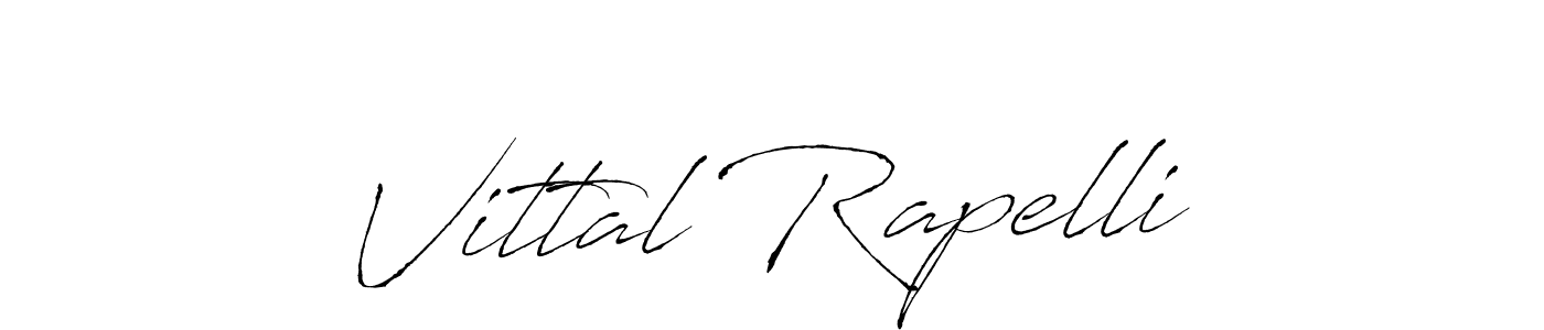 It looks lik you need a new signature style for name Vittal Rapelli. Design unique handwritten (Antro_Vectra) signature with our free signature maker in just a few clicks. Vittal Rapelli signature style 6 images and pictures png