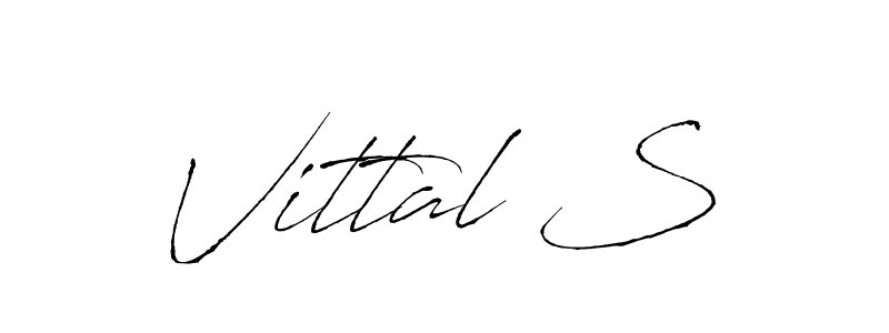Best and Professional Signature Style for Vittal S. Antro_Vectra Best Signature Style Collection. Vittal S signature style 6 images and pictures png