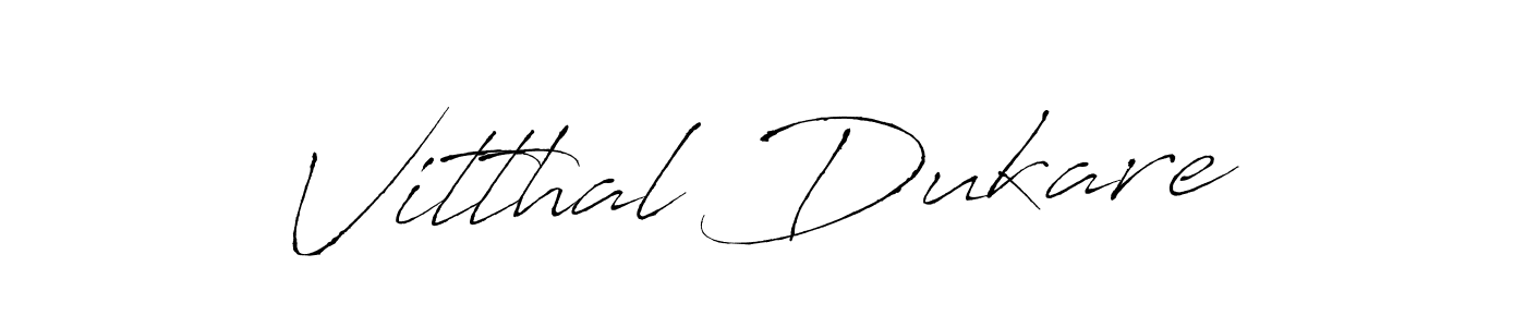 How to make Vitthal Dukare signature? Antro_Vectra is a professional autograph style. Create handwritten signature for Vitthal Dukare name. Vitthal Dukare signature style 6 images and pictures png