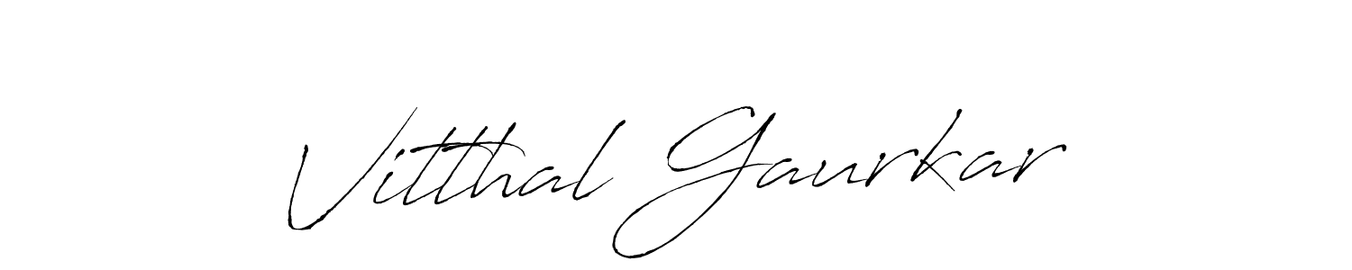 This is the best signature style for the Vitthal Gaurkar name. Also you like these signature font (Antro_Vectra). Mix name signature. Vitthal Gaurkar signature style 6 images and pictures png