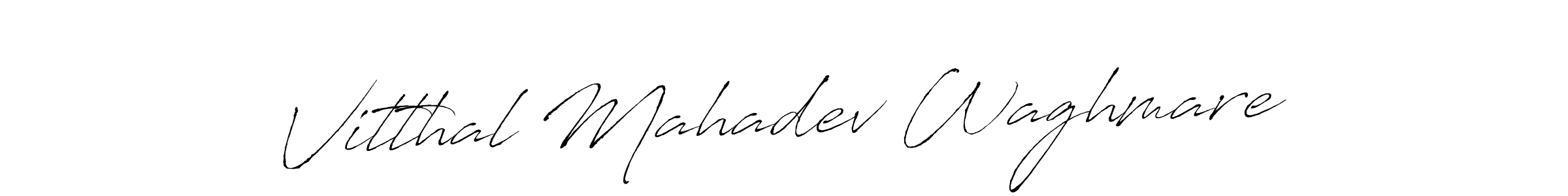 Use a signature maker to create a handwritten signature online. With this signature software, you can design (Antro_Vectra) your own signature for name Vitthal Mahadev Waghmare. Vitthal Mahadev Waghmare signature style 6 images and pictures png