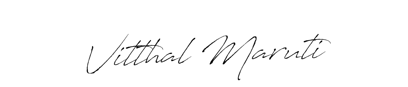 Use a signature maker to create a handwritten signature online. With this signature software, you can design (Antro_Vectra) your own signature for name Vitthal Maruti. Vitthal Maruti signature style 6 images and pictures png