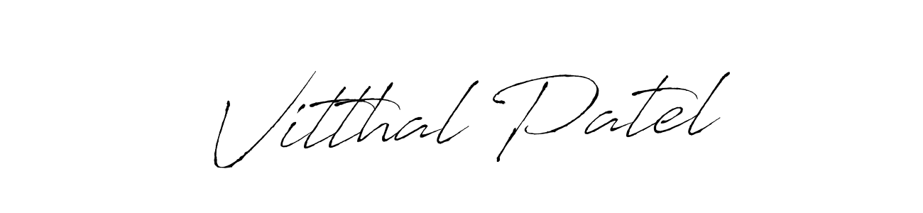Make a beautiful signature design for name Vitthal Patel. Use this online signature maker to create a handwritten signature for free. Vitthal Patel signature style 6 images and pictures png