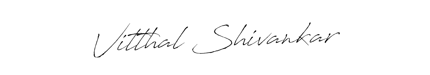 It looks lik you need a new signature style for name Vitthal Shivankar. Design unique handwritten (Antro_Vectra) signature with our free signature maker in just a few clicks. Vitthal Shivankar signature style 6 images and pictures png
