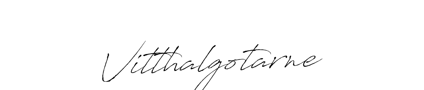 Create a beautiful signature design for name Vitthalgotarne. With this signature (Antro_Vectra) fonts, you can make a handwritten signature for free. Vitthalgotarne signature style 6 images and pictures png