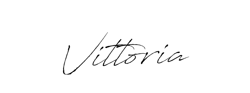 Create a beautiful signature design for name Vittoria. With this signature (Antro_Vectra) fonts, you can make a handwritten signature for free. Vittoria signature style 6 images and pictures png