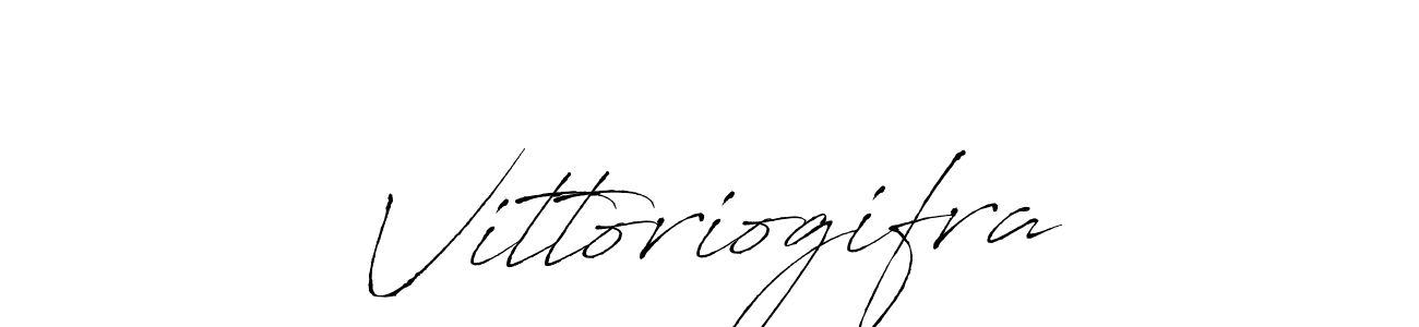 Vittoriogifra stylish signature style. Best Handwritten Sign (Antro_Vectra) for my name. Handwritten Signature Collection Ideas for my name Vittoriogifra. Vittoriogifra signature style 6 images and pictures png