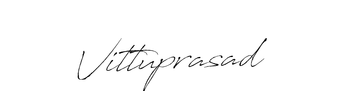 Antro_Vectra is a professional signature style that is perfect for those who want to add a touch of class to their signature. It is also a great choice for those who want to make their signature more unique. Get Vittuprasad name to fancy signature for free. Vittuprasad signature style 6 images and pictures png