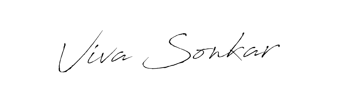 Here are the top 10 professional signature styles for the name Viva Sonkar. These are the best autograph styles you can use for your name. Viva Sonkar signature style 6 images and pictures png