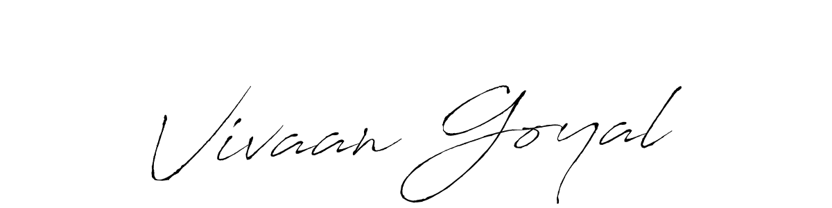 This is the best signature style for the Vivaan Goyal name. Also you like these signature font (Antro_Vectra). Mix name signature. Vivaan Goyal signature style 6 images and pictures png