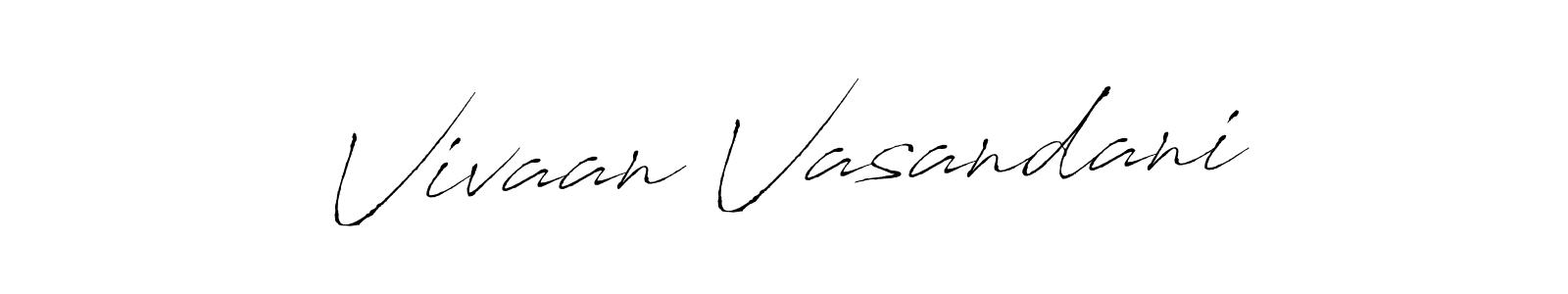 Use a signature maker to create a handwritten signature online. With this signature software, you can design (Antro_Vectra) your own signature for name Vivaan Vasandani. Vivaan Vasandani signature style 6 images and pictures png