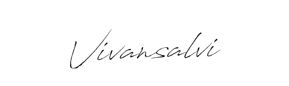 Antro_Vectra is a professional signature style that is perfect for those who want to add a touch of class to their signature. It is also a great choice for those who want to make their signature more unique. Get Vivansalvi name to fancy signature for free. Vivansalvi signature style 6 images and pictures png
