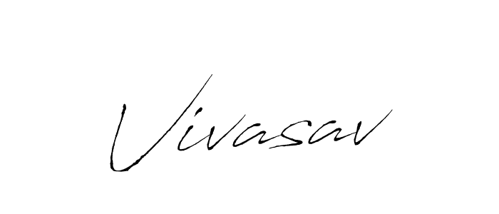 Create a beautiful signature design for name Vivasav. With this signature (Antro_Vectra) fonts, you can make a handwritten signature for free. Vivasav signature style 6 images and pictures png