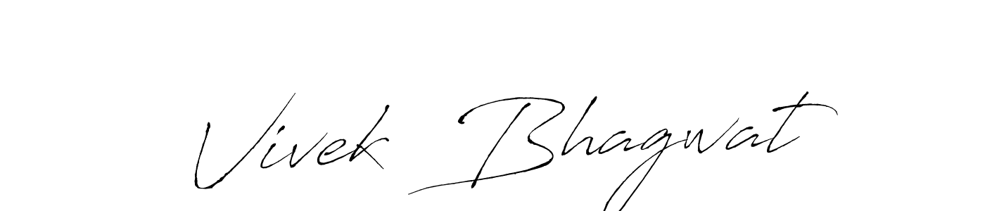 Vivek  Bhagwat stylish signature style. Best Handwritten Sign (Antro_Vectra) for my name. Handwritten Signature Collection Ideas for my name Vivek  Bhagwat. Vivek  Bhagwat signature style 6 images and pictures png