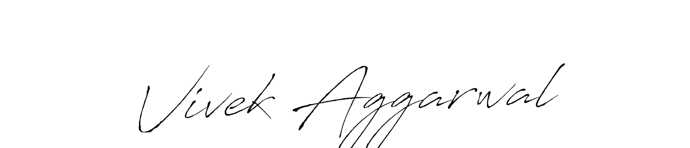 Make a beautiful signature design for name Vivek Aggarwal. With this signature (Antro_Vectra) style, you can create a handwritten signature for free. Vivek Aggarwal signature style 6 images and pictures png