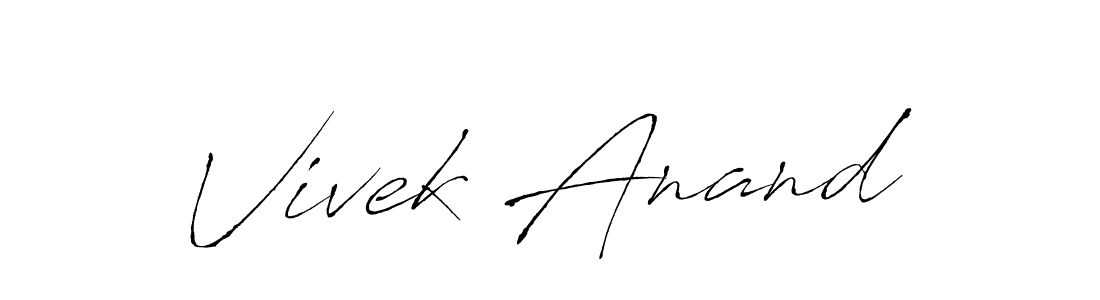 Also You can easily find your signature by using the search form. We will create Vivek Anand name handwritten signature images for you free of cost using Antro_Vectra sign style. Vivek Anand signature style 6 images and pictures png