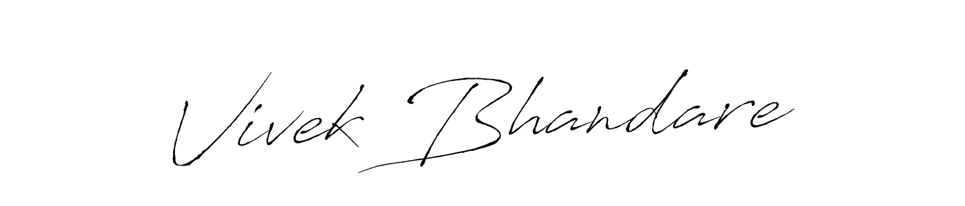 Also You can easily find your signature by using the search form. We will create Vivek Bhandare name handwritten signature images for you free of cost using Antro_Vectra sign style. Vivek Bhandare signature style 6 images and pictures png