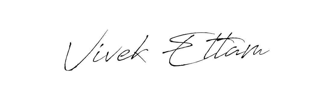 Design your own signature with our free online signature maker. With this signature software, you can create a handwritten (Antro_Vectra) signature for name Vivek Ettam. Vivek Ettam signature style 6 images and pictures png