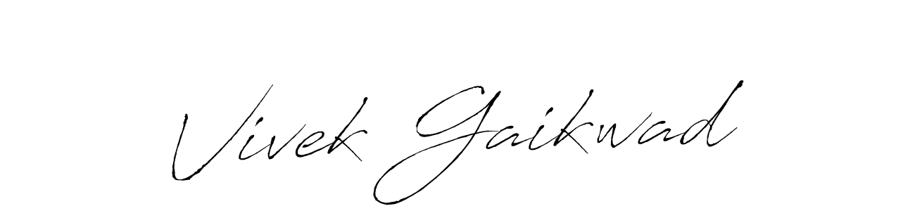 How to make Vivek Gaikwad signature? Antro_Vectra is a professional autograph style. Create handwritten signature for Vivek Gaikwad name. Vivek Gaikwad signature style 6 images and pictures png