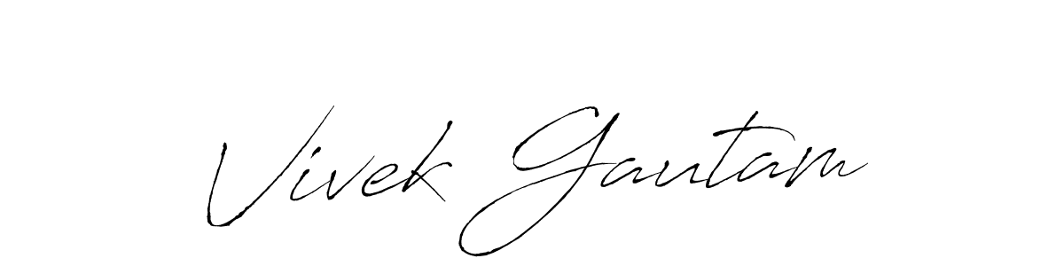 You can use this online signature creator to create a handwritten signature for the name Vivek Gautam. This is the best online autograph maker. Vivek Gautam signature style 6 images and pictures png