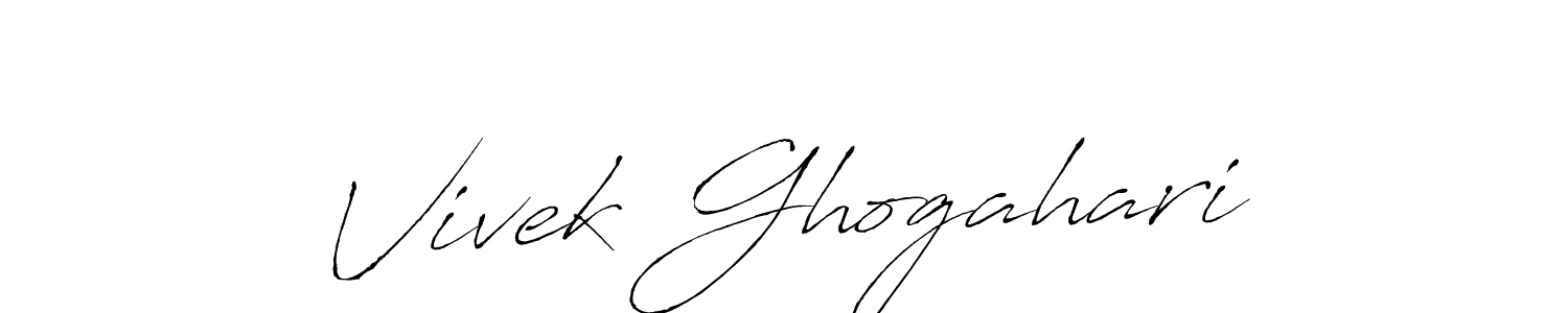 How to Draw Vivek Ghogahari signature style? Antro_Vectra is a latest design signature styles for name Vivek Ghogahari. Vivek Ghogahari signature style 6 images and pictures png