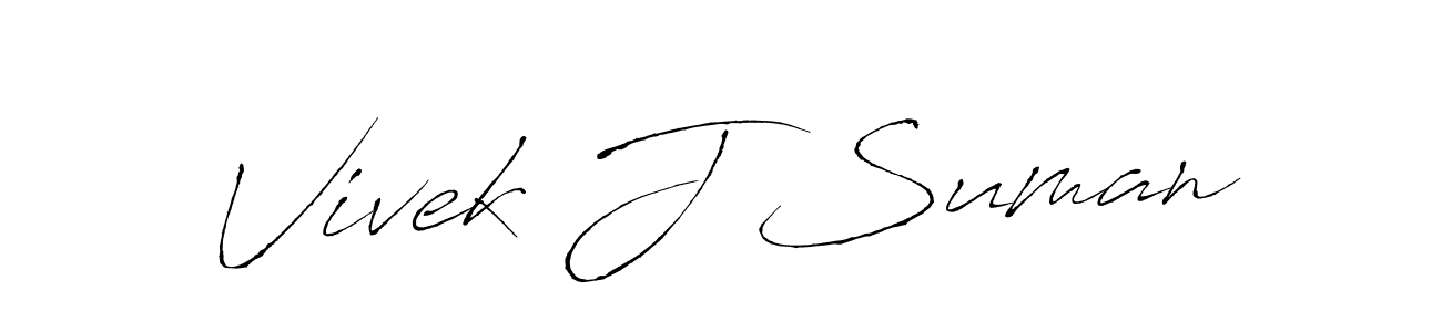 if you are searching for the best signature style for your name Vivek J Suman. so please give up your signature search. here we have designed multiple signature styles  using Antro_Vectra. Vivek J Suman signature style 6 images and pictures png