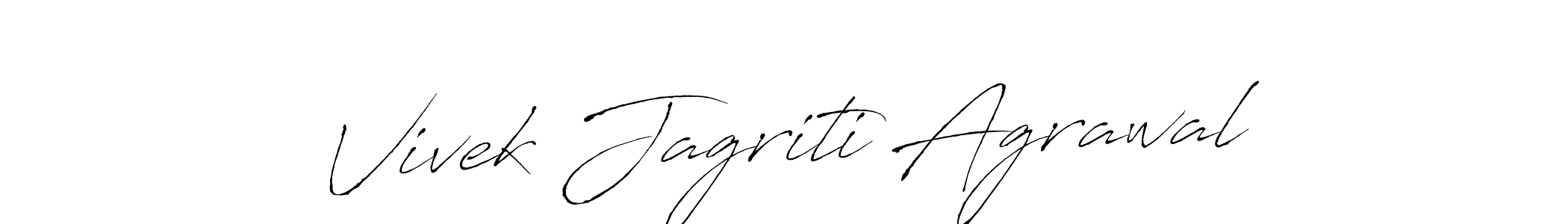 It looks lik you need a new signature style for name Vivek Jagriti Agrawal. Design unique handwritten (Antro_Vectra) signature with our free signature maker in just a few clicks. Vivek Jagriti Agrawal signature style 6 images and pictures png