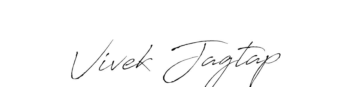 Use a signature maker to create a handwritten signature online. With this signature software, you can design (Antro_Vectra) your own signature for name Vivek Jagtap. Vivek Jagtap signature style 6 images and pictures png