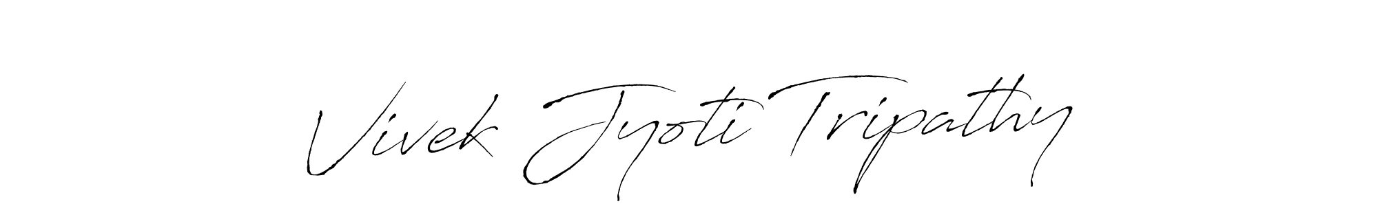 How to make Vivek Jyoti Tripathy signature? Antro_Vectra is a professional autograph style. Create handwritten signature for Vivek Jyoti Tripathy name. Vivek Jyoti Tripathy signature style 6 images and pictures png