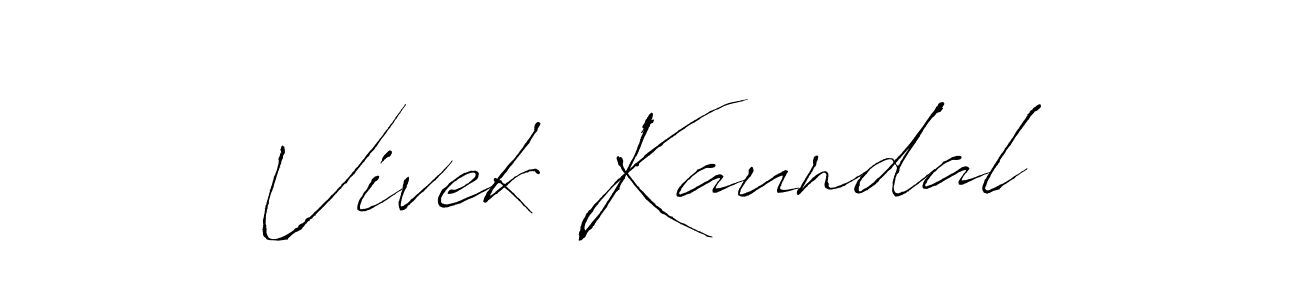 Make a short Vivek Kaundal signature style. Manage your documents anywhere anytime using Antro_Vectra. Create and add eSignatures, submit forms, share and send files easily. Vivek Kaundal signature style 6 images and pictures png