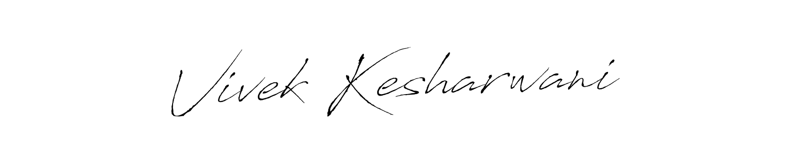 Antro_Vectra is a professional signature style that is perfect for those who want to add a touch of class to their signature. It is also a great choice for those who want to make their signature more unique. Get Vivek Kesharwani name to fancy signature for free. Vivek Kesharwani signature style 6 images and pictures png